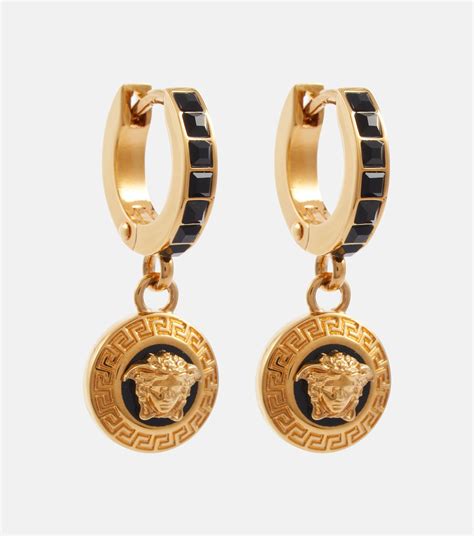 versace woman earrings|Versace snake earrings.